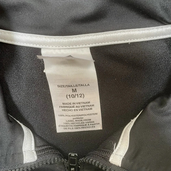 Boys Adidas Black/White Track Suit Medium 10/12-Pants & Zip Up Jacket - Picture 4 of 9